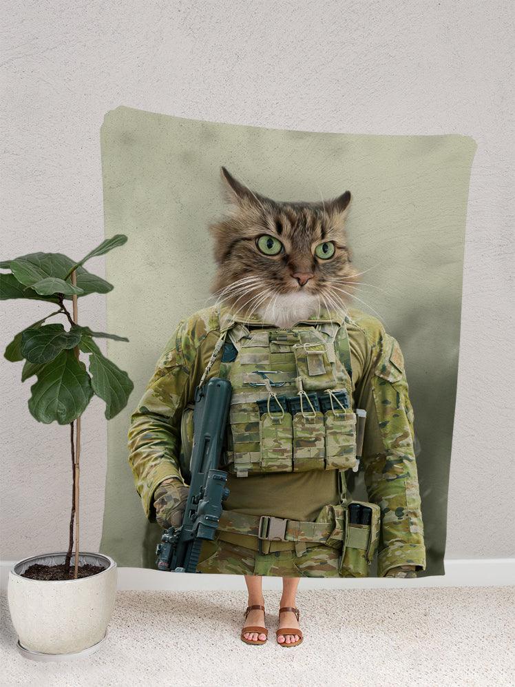 The AU Army - Custom Pet Blanket - NextGenPaws Pet Portraits