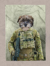 Load image into Gallery viewer, The AU Army - Custom Pet Blanket - NextGenPaws Pet Portraits
