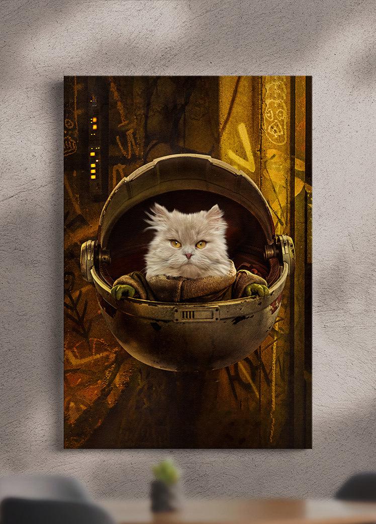 Baby Yoda - Custom Pet Portrait - NextGenPaws Pet Portraits