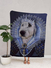 Load image into Gallery viewer, The Ice Queen - Custom Pet Blanket - NextGenPaws Pet Portraits

