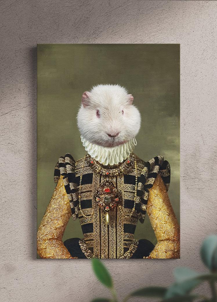 The Dame - Custom Pet Canvas - NextGenPaws Pet Portraits