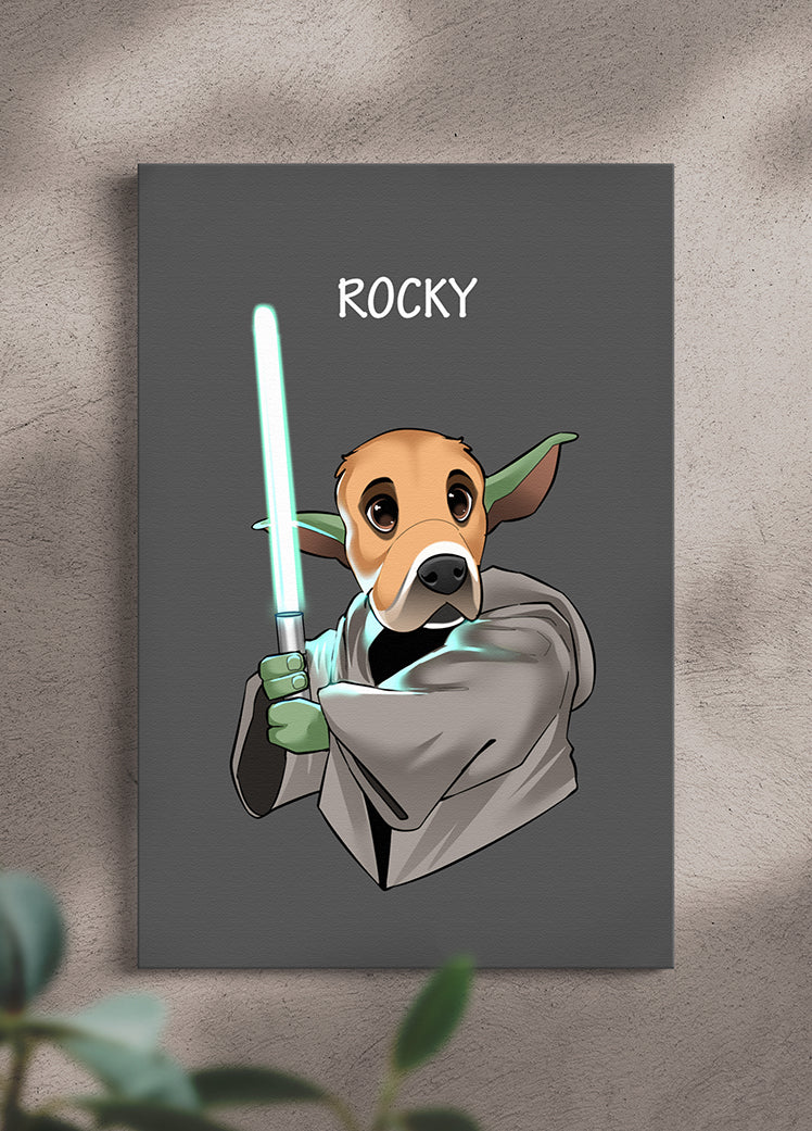 Cartoon Yowda - Custom Pet Canvas - NextGenPaws Pet Portraits