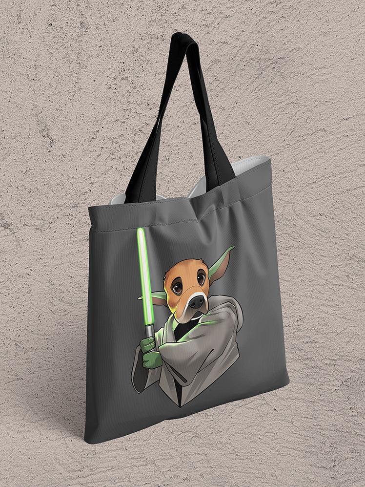 Cartoon Yowda - Custom Pet Tote Bag - NextGenPaws Pet Portraits