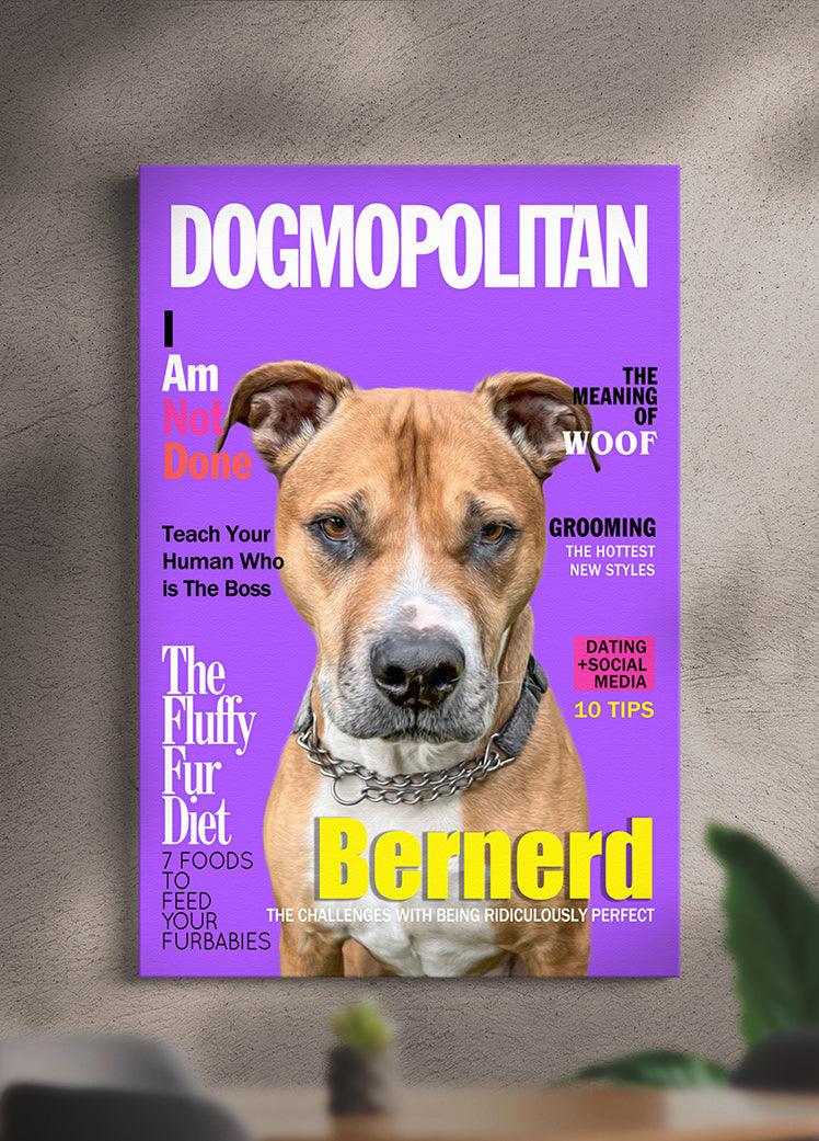 Dog/Catsmopolitan Magazine Cover - Custom Pet Portrait - NextGenPaws Pet Portraits