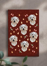 Load image into Gallery viewer, Christmas Cookie Red - Custom Pet Canvas - NextGenPaws Pet Portraits
