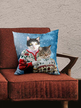 Load image into Gallery viewer, Christmas Duo - Custom Pet Pillow - NextGenPaws Pet Portraits
