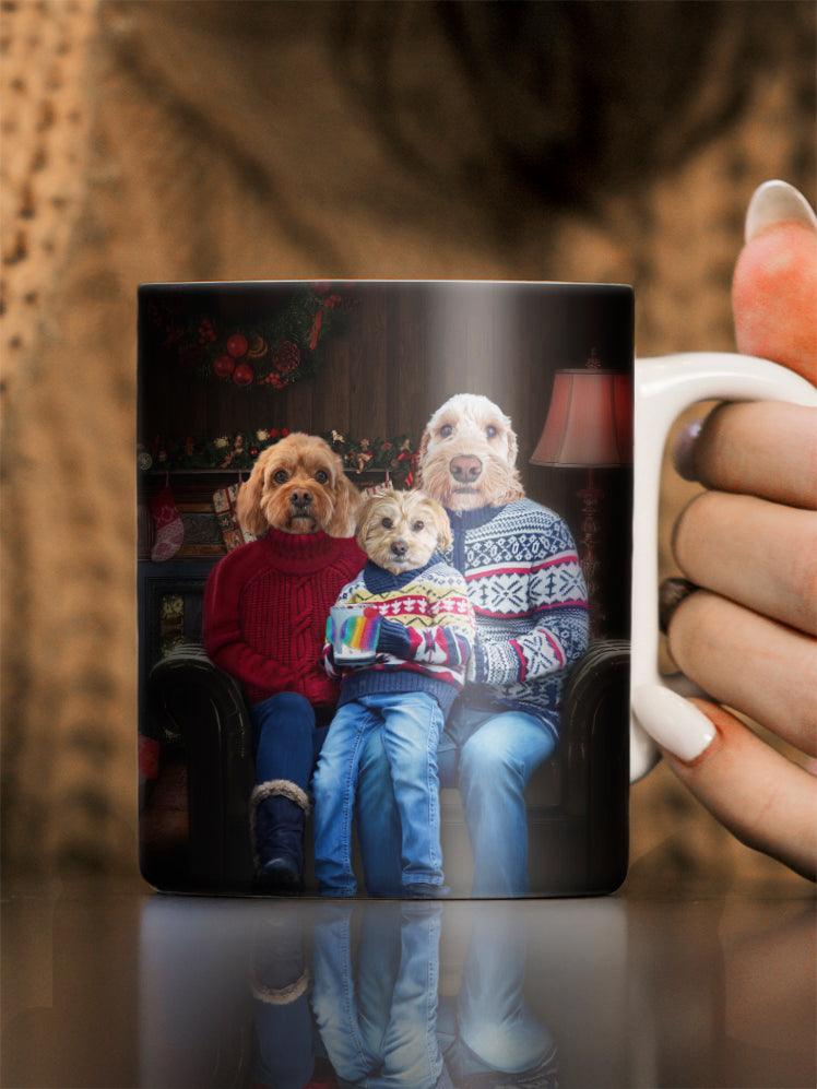 Christmas Family - Custom Pet Mug - NextGenPaws Pet Portraits
