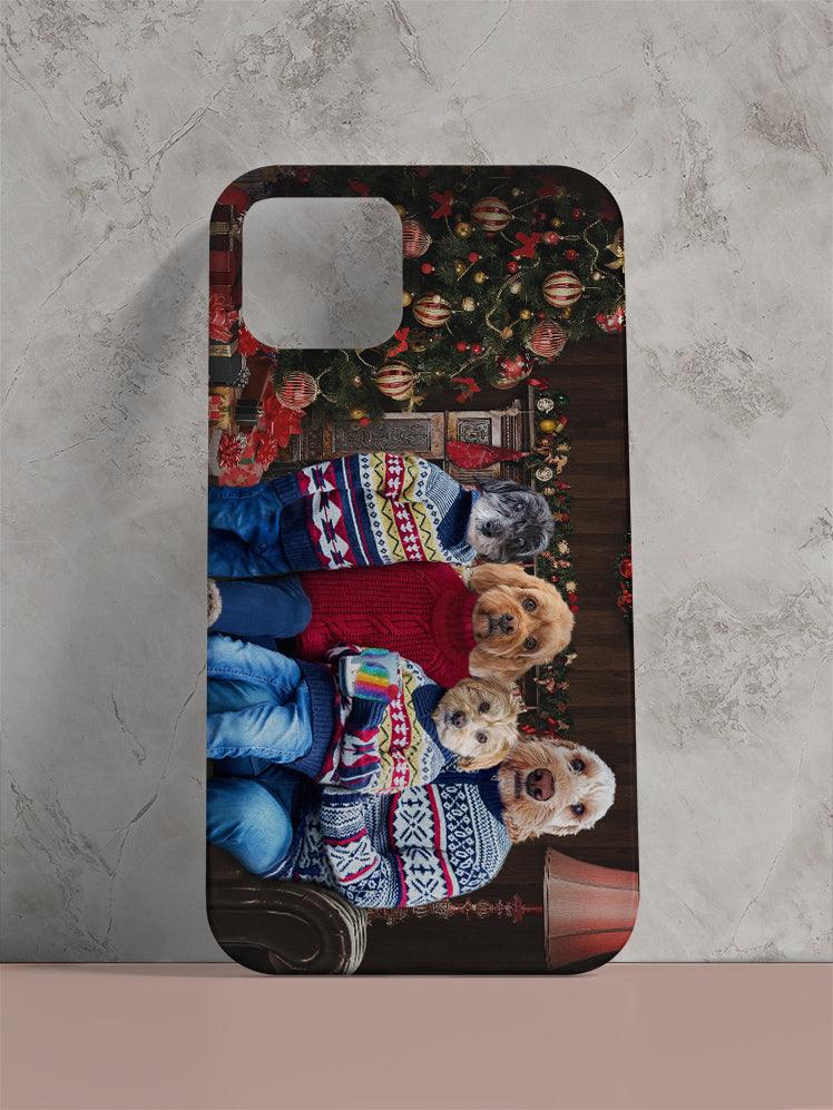 Christmas Family - Custom Pet Phone Cases - NextGenPaws Pet Portraits