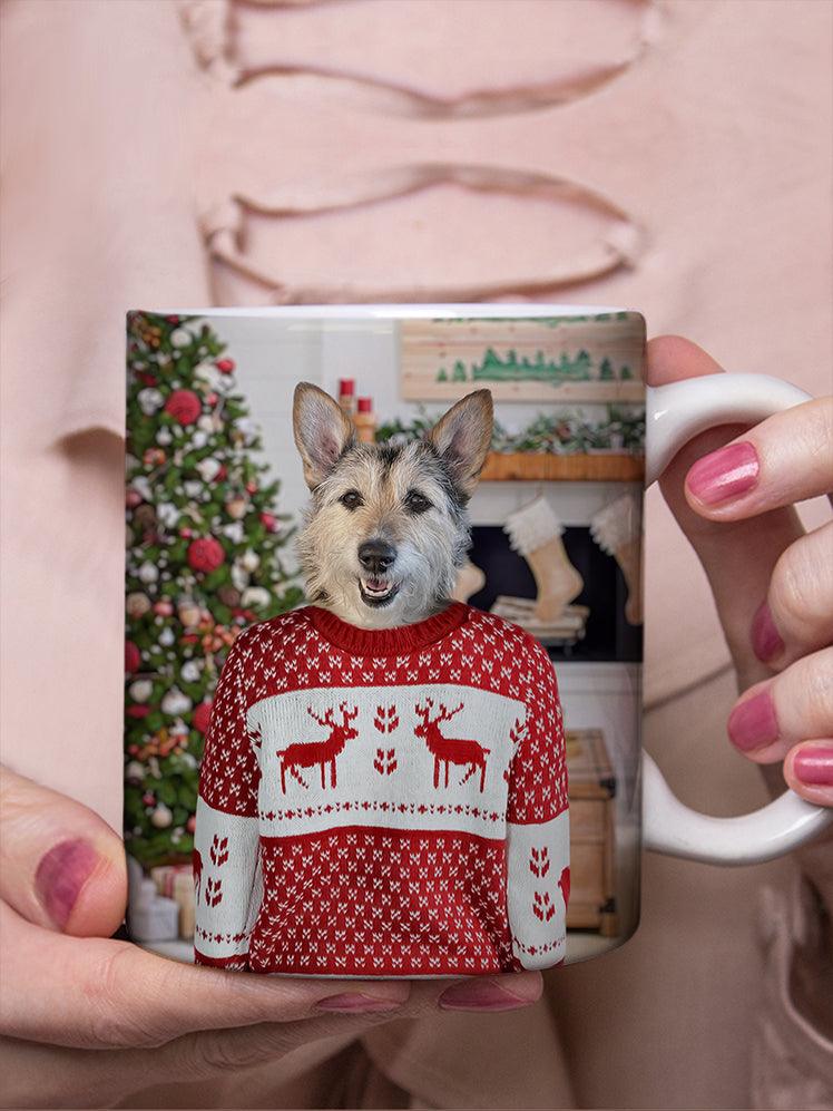Christmas Solo - Custom Pet Mug - NextGenPaws Pet Portraits