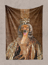 Load image into Gallery viewer, Cleopawtra - Custom Pet Blanket - NextGenPaws Pet Portraits

