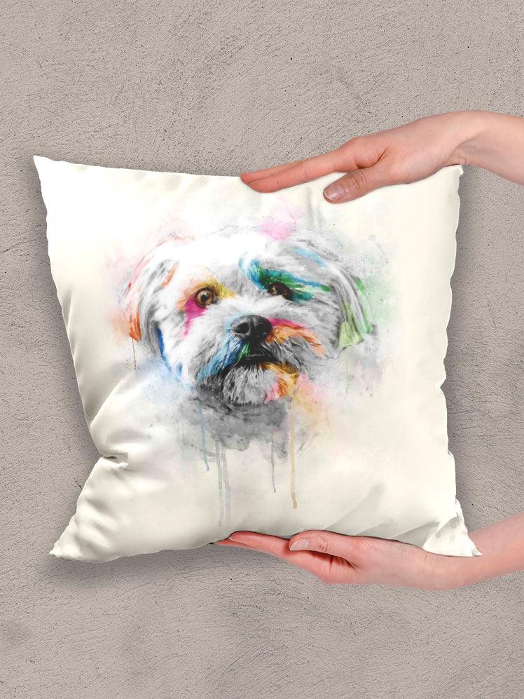 Colourful Painting - Custom Pet Pillow - NextGenPaws Pet Portraits