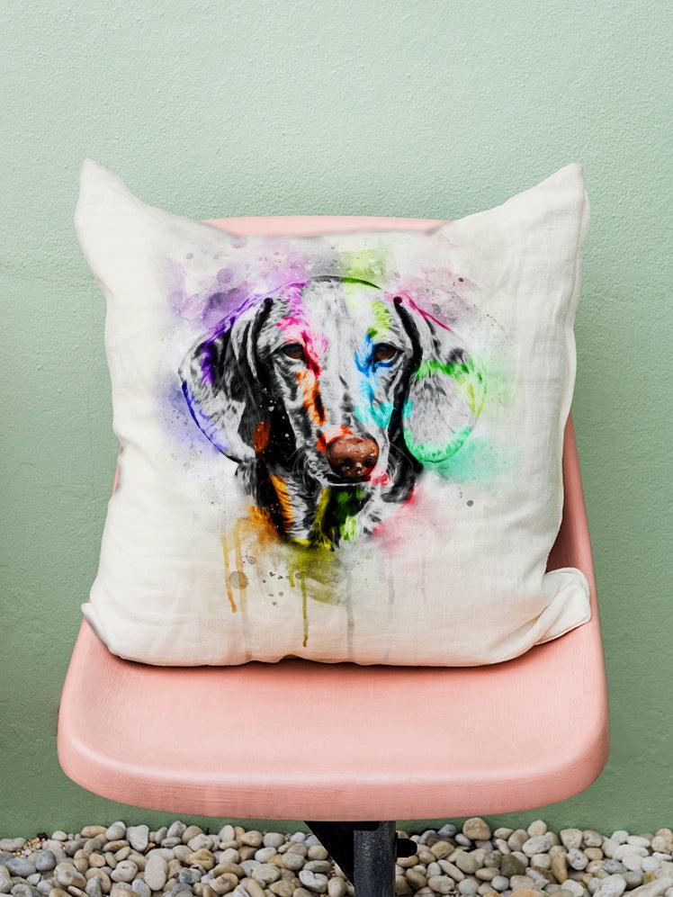 Colourful Painting - Custom Pet Pillow - NextGenPaws Pet Portraits