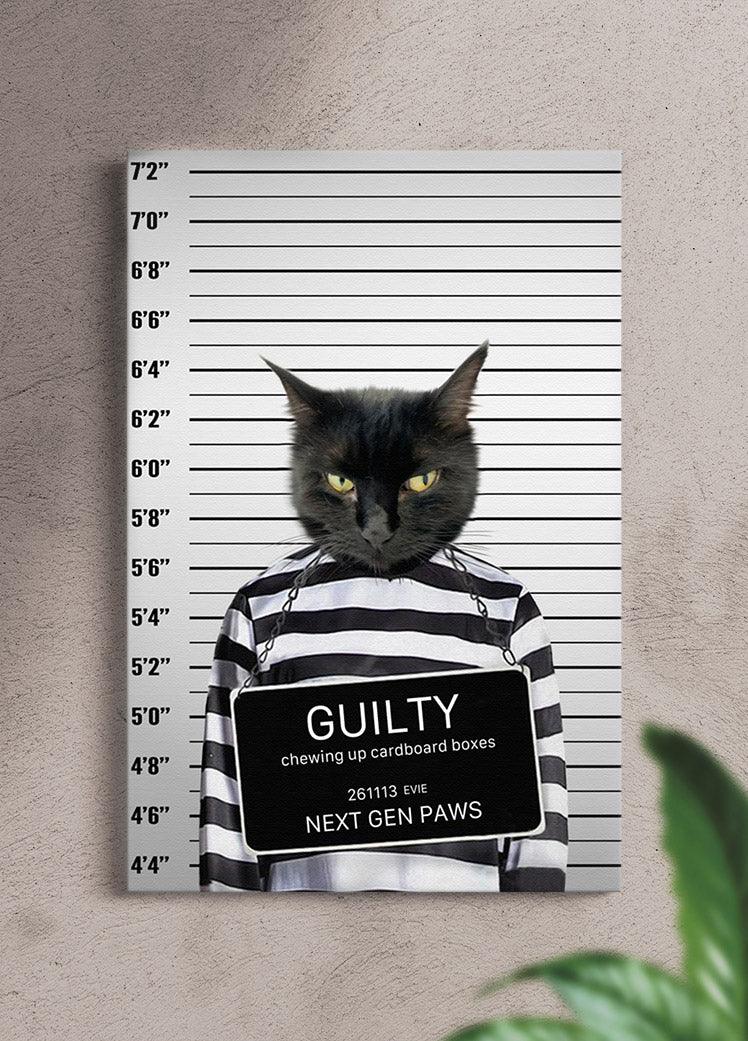 The Convict - Custom Pet Portrait - NextGenPaws Pet Portraits