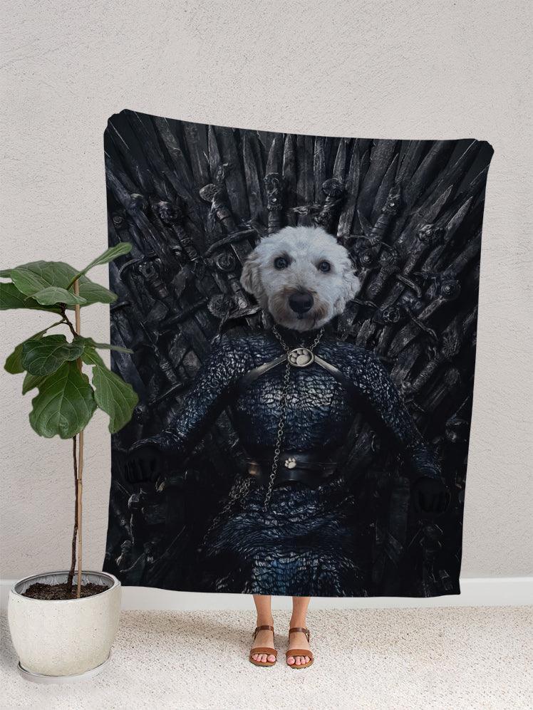 Lady of the North - Custom Pet Blanket - NextGenPaws Pet Portraits