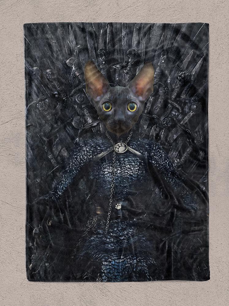 Lady of the North - Custom Pet Blanket - NextGenPaws Pet Portraits