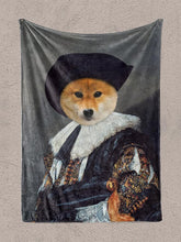 Load image into Gallery viewer, The Cavalier - Custom Pet Blanket - NextGenPaws Pet Portraits
