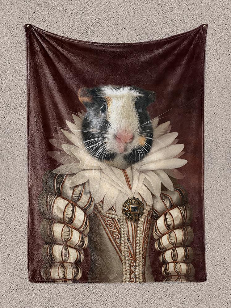 The Golden Queen - Custom Pet Blanket - NextGenPaws Pet Portraits