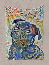 Load image into Gallery viewer, Colorful Pastel - Custom Pet Blanket - NextGenPaws Pet Portraits
