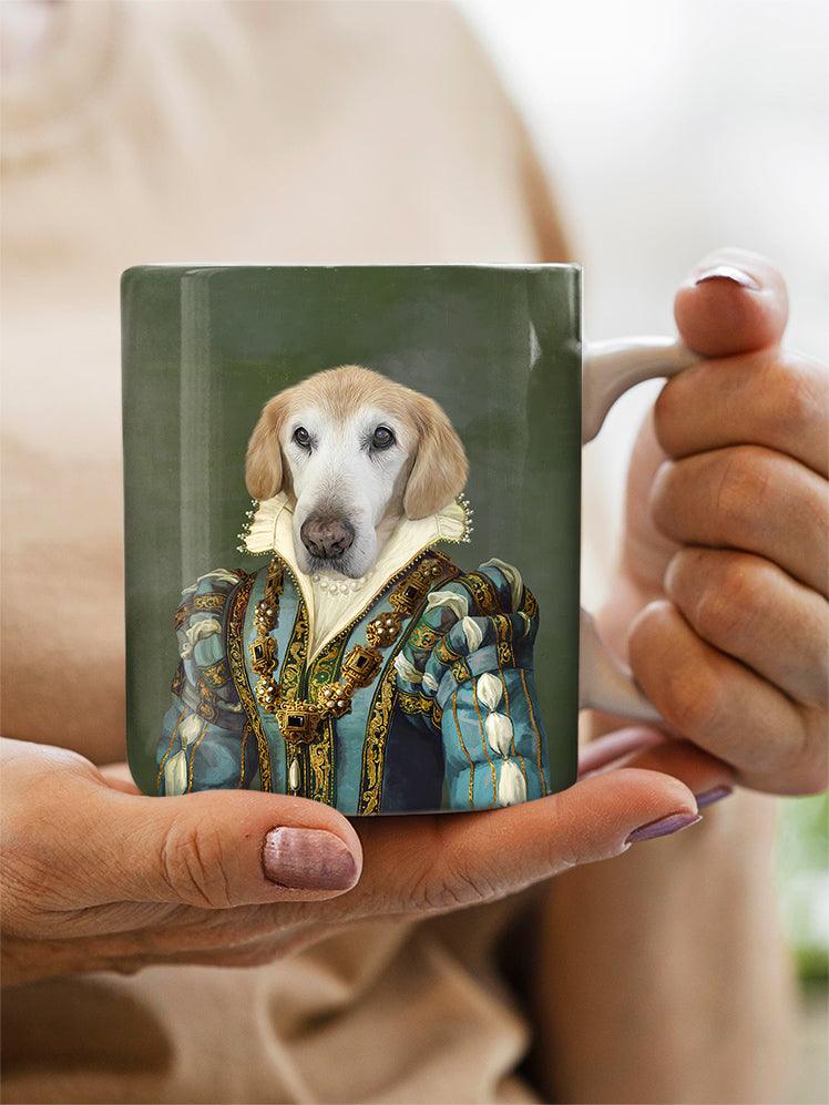 The Sapphire Queen - Custom Pet Mug - NextGenPaws Pet Portraits
