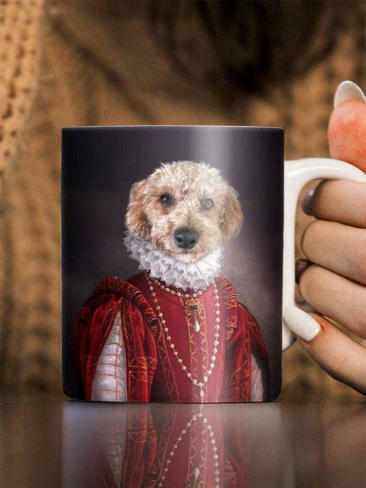 The Queen of Roses - Custom Pet Mug - NextGenPaws Pet Portraits