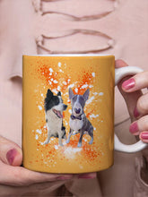 Load image into Gallery viewer, Splash Oil Painting Sibling - Custom Pet Mug - NextGenPaws Pet Portraits
