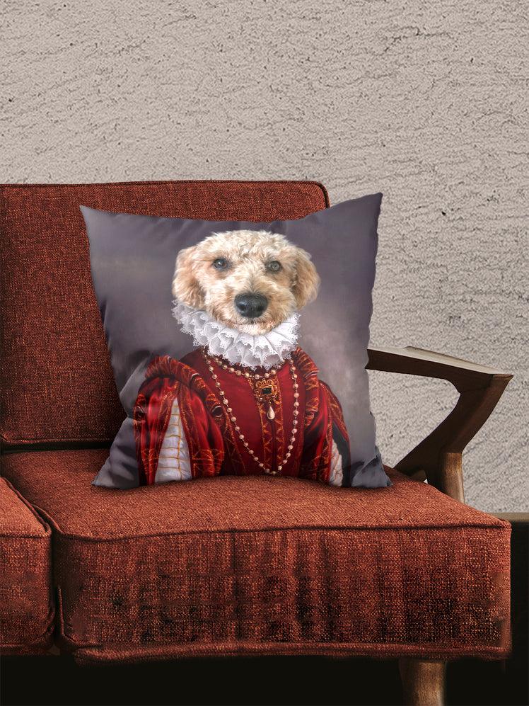 The Queen of Roses - Custom Pet Pillow - NextGenPaws Pet Portraits