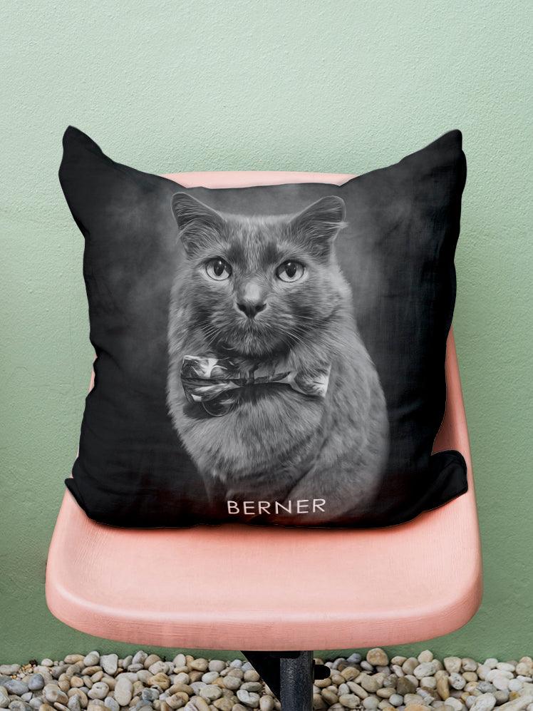 ModerNoir - Custom Pet Pillow - NextGenPaws Pet Portraits