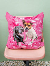Load image into Gallery viewer, Splash Oil Painting Sibling - Custom Pet Pillow - NextGenPaws Pet Portraits
