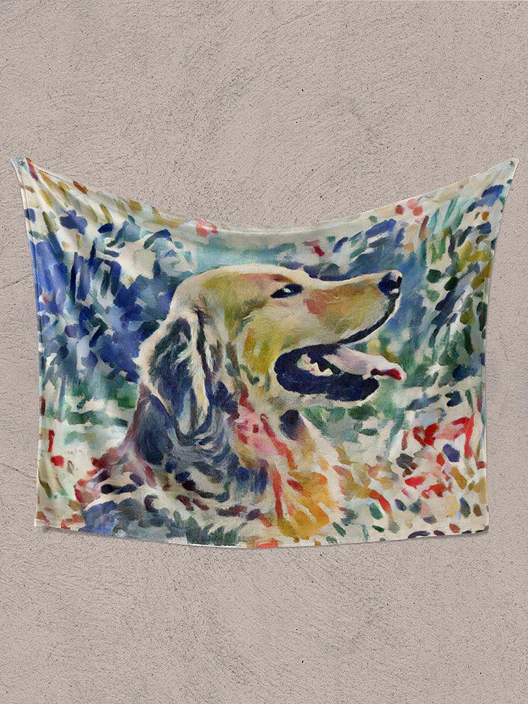 Colorful Pastel - Custom Pet Blanket - NextGenPaws Pet Portraits