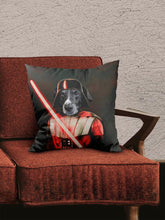 Load image into Gallery viewer, Darth Paws - Custom Pet Pillow - NextGenPaws Pet Portraits
