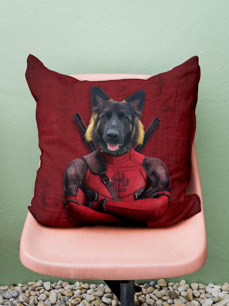 Deadpaw - Custom Pet Pillow - NextGenPaws Pet Portraits