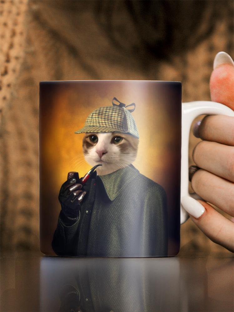 Detective Pawlock - Custom Pet Mug - NextGenPaws Pet Portraits