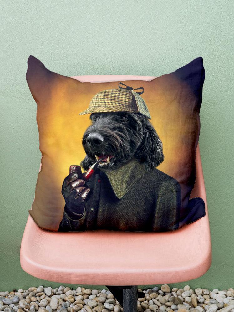 Detective Pawlock - Custom Pet Pillow - NextGenPaws Pet Portraits