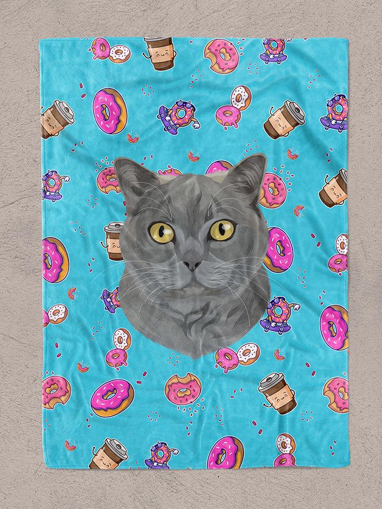 Funky Designs  | Donuts - Custom Pet Blankets - NextGenPaws Pet Portraits