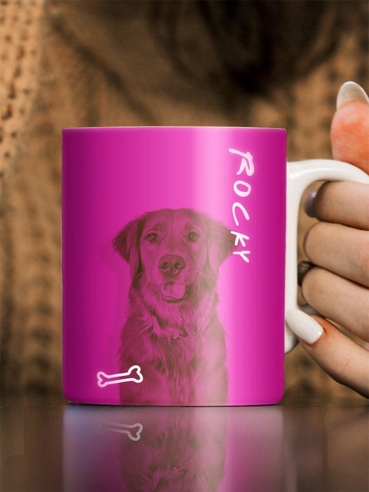 DuoTone Paws - Custom Pet Mug - NextGenPaws Pet Portraits