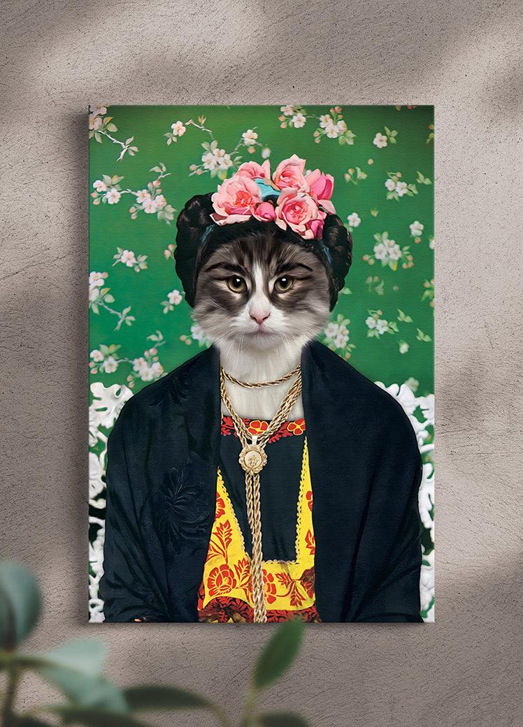 Frida Paw - Custom Pet Portrait - NextGenPaws Pet Portraits