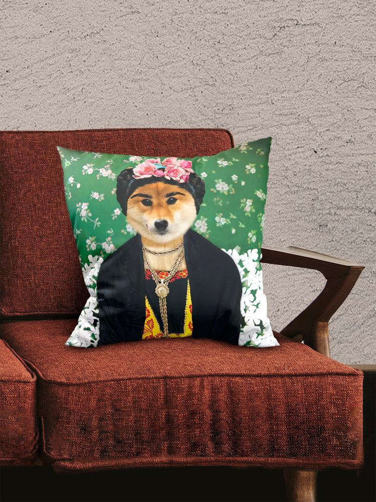 Frida Paw - Custom Pet Pillow - NextGenPaws Pet Portraits