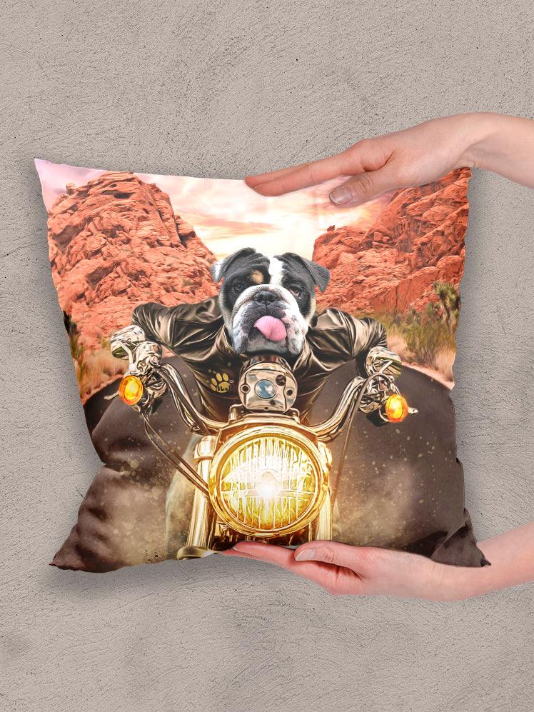 Harley Pawson - Custom Pet Pillow - NextGenPaws Pet Portraits