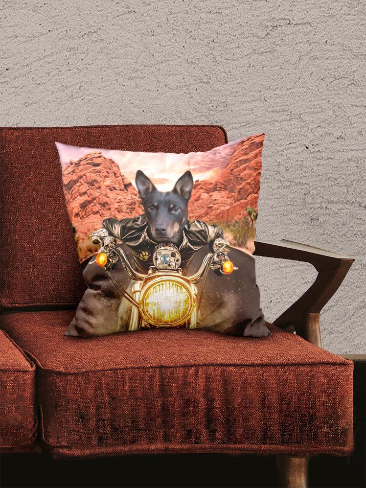 Harley Pawson - Custom Pet Pillow - NextGenPaws Pet Portraits