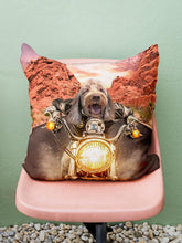 Load image into Gallery viewer, Harley Pawson - Custom Pet Pillow - NextGenPaws Pet Portraits
