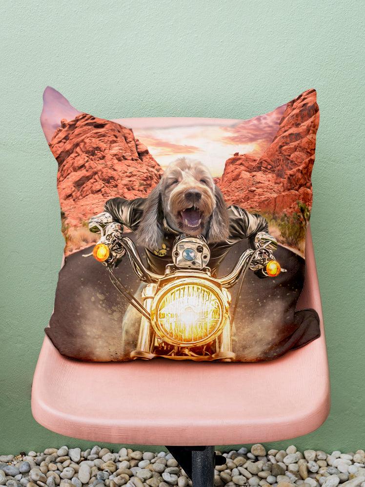 Harley Pawson - Custom Pet Pillow - NextGenPaws Pet Portraits