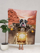 Load image into Gallery viewer, Harley Pawson - Custom Pet Blanket - NextGenPaws Pet Portraits
