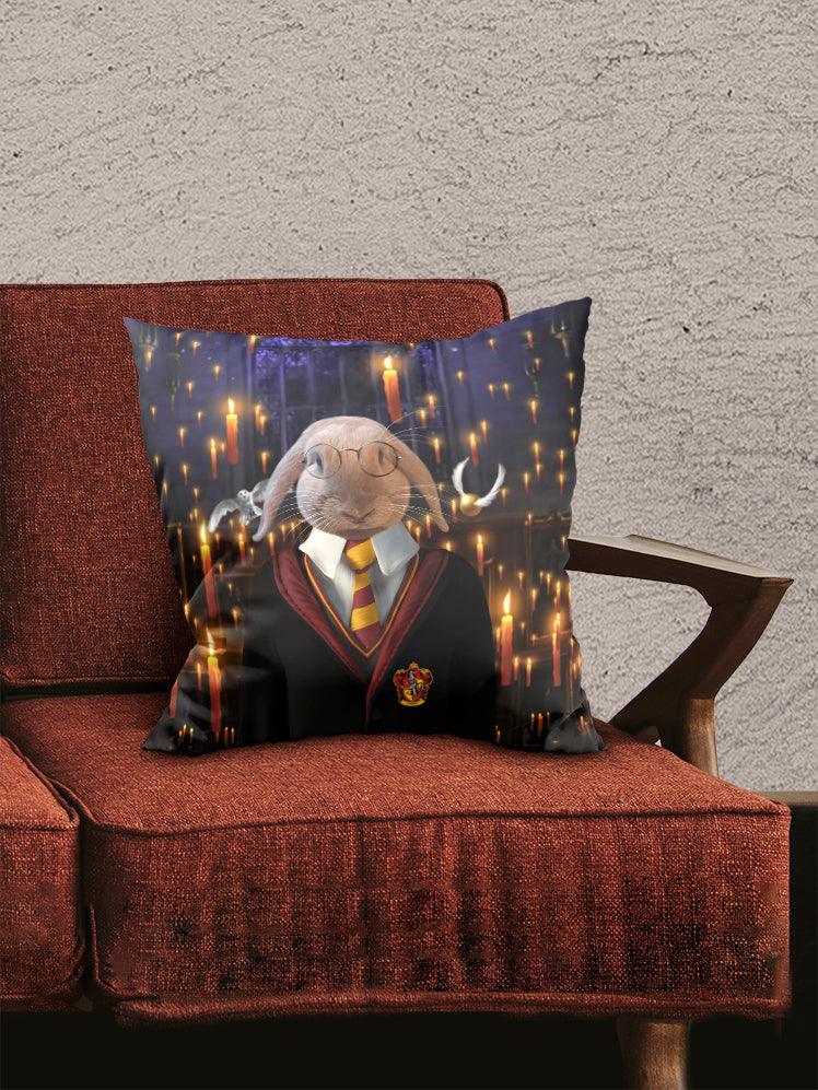 Harry Pawter - Custom Pet Pillow - NextGenPaws Pet Portraits