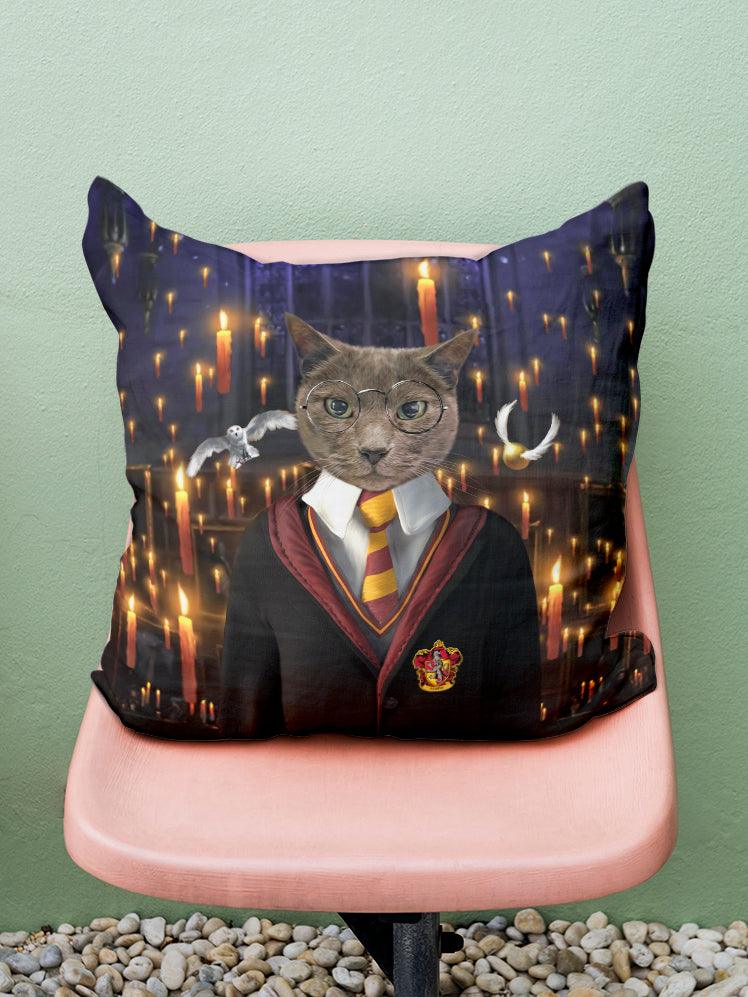Harry Pawter - Custom Pet Pillow - NextGenPaws Pet Portraits