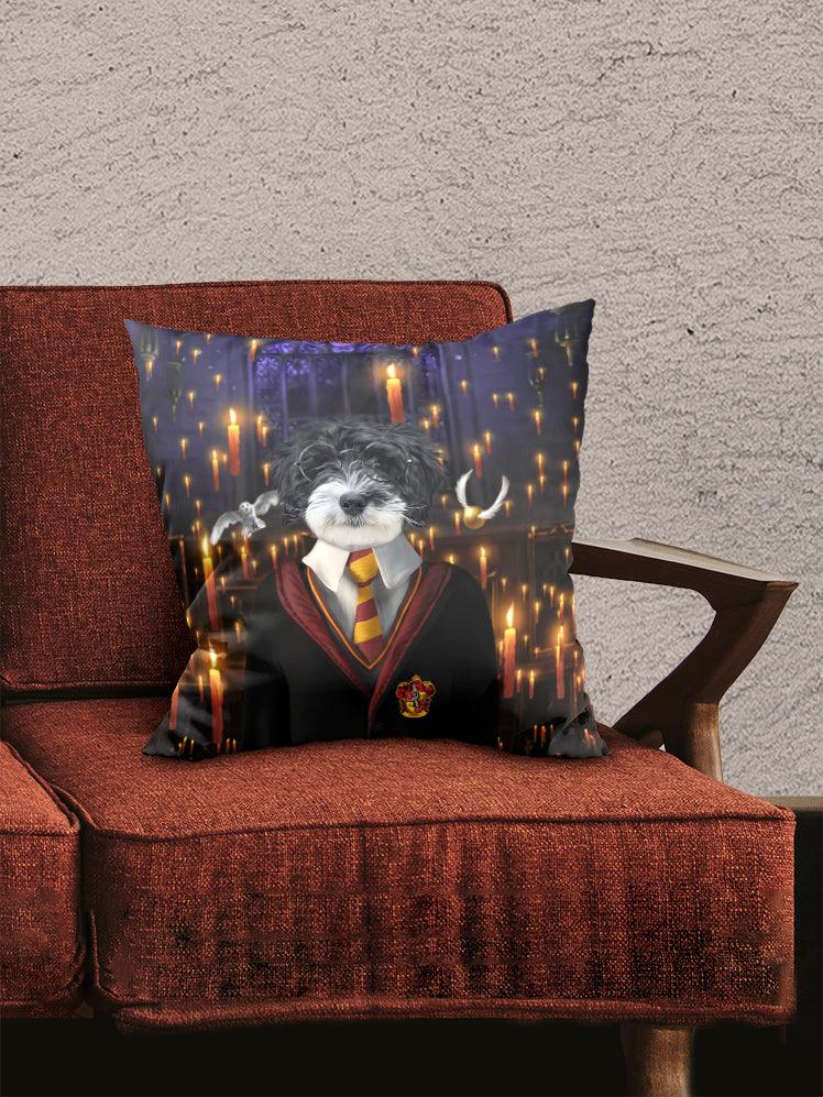 Harry Pawter - Custom Pet Pillow - NextGenPaws Pet Portraits