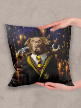 Load image into Gallery viewer, Hufflepaw - Custom Pet Pillow - NextGenPaws Pet Portraits
