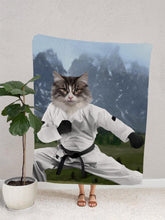 Load image into Gallery viewer, Karate Paw - Custom Pet Blanket - NextGenPaws Pet Portraits
