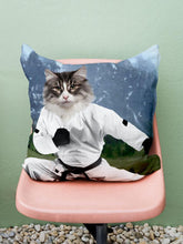 Load image into Gallery viewer, Karate Paw - Custom Pet Pillow - NextGenPaws Pet Portraits
