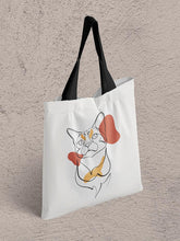 Load image into Gallery viewer, Line Art - Custom Pet Tote Bag - NextGenPaws Pet Portraits
