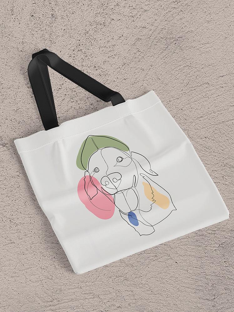 Line Art - Custom Pet Tote Bag - NextGenPaws Pet Portraits